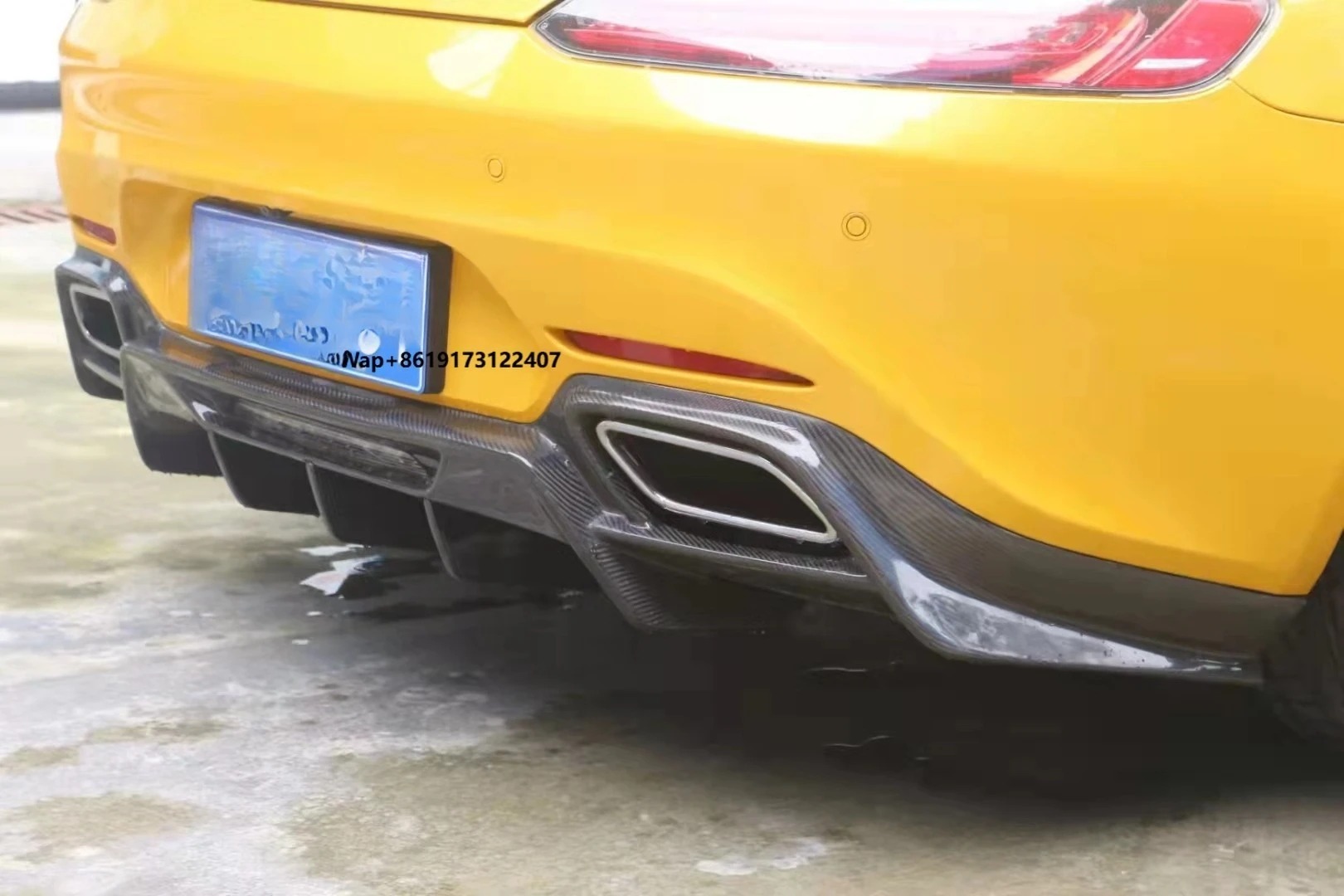 Carbon Fiber Body Kit for  GT Front Lip, Side Skirts ,rear Diffuser,trunk Spoiler